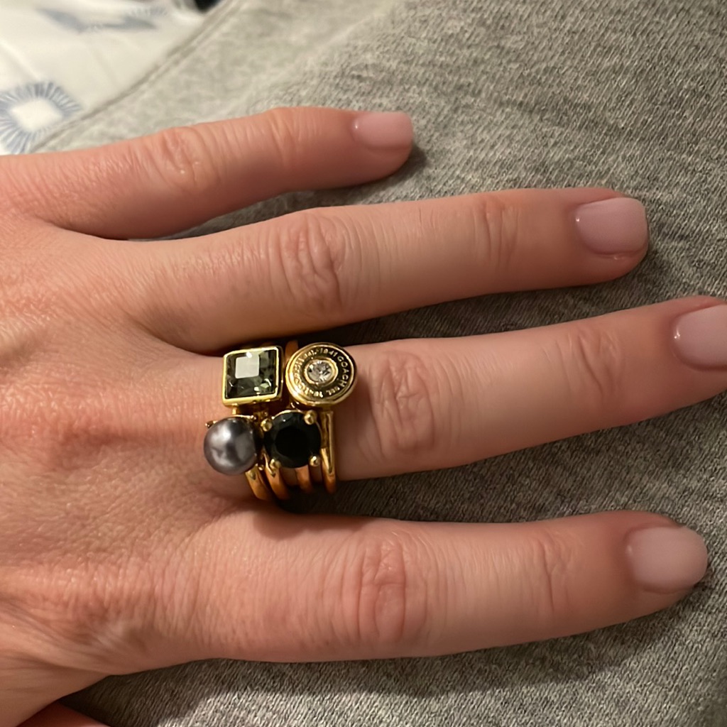 Gold Stack Ring Coach
